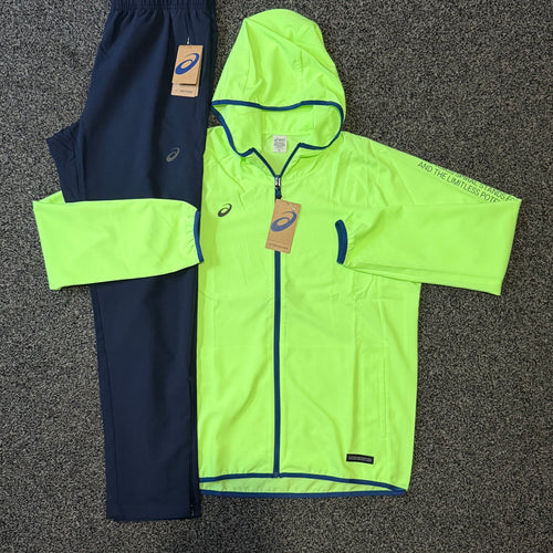 Asia Exclusive Asics Tracksuit Green/Navy