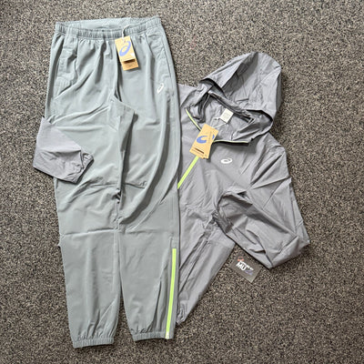 Asics Core Tracksuit Grey/Green